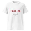Ping me maybe — Tee