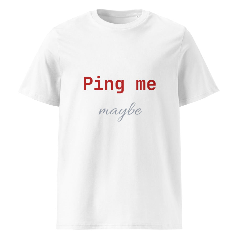 Ping me maybe — Tee